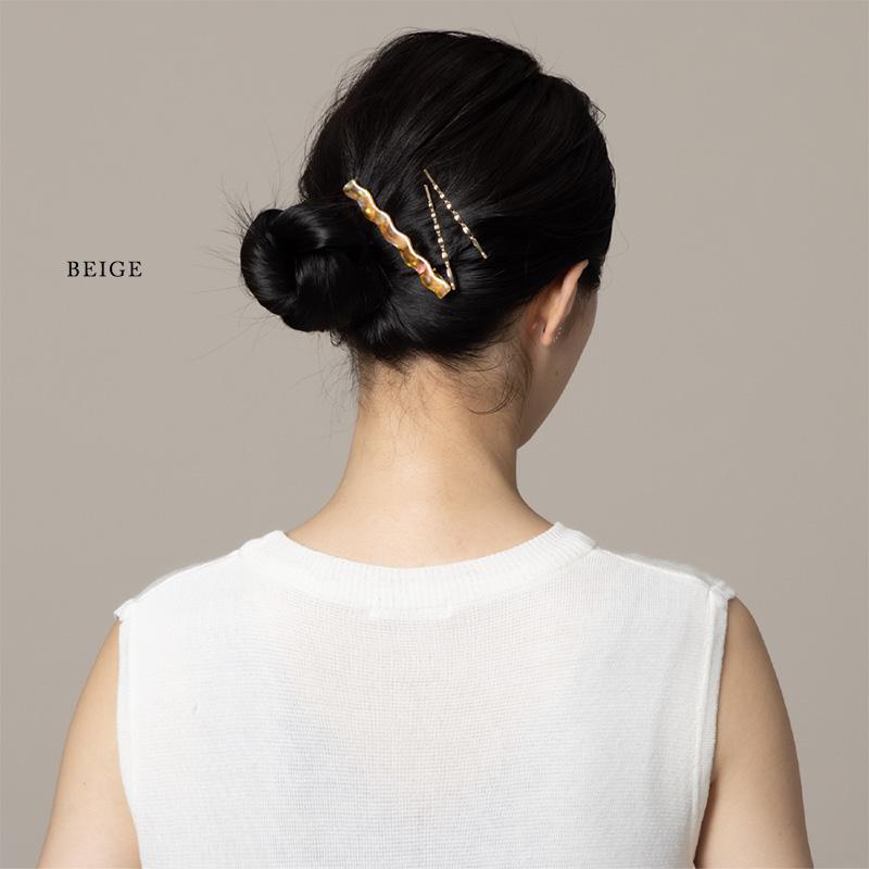 Jewel VOX ヘアクリップ ヘアピン セット 3点 アセテート素材 Jewel VOX ヘアクリップ ヘアピン セット 3点 アセテート素材