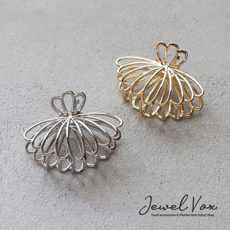 Jewel VOX ヘアクリップ レディース ヘアアクセ シェル 貝 髪留め