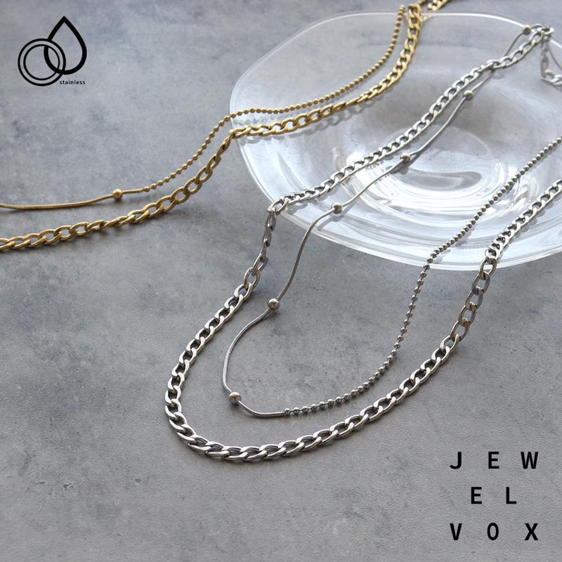 金属不使用ネックレス大量セット❤︎ Jewel VOX ネックレス レディース 金属アレルギー対応 サージカル
