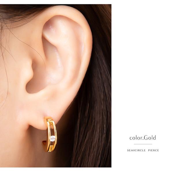 Jewel VOX ピアス 金属アレルギー対応 チタンポスト レディース フープ