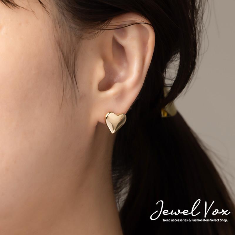 ピアス チタンポスト レディース ハート 型 はーと 金属アレルギー対応 ニッケルフリー 可愛い おしゃれ 大人 30代 40代 50代 シンプル D Mkp Jewel Vox ジュエルボックス 通販 Yahoo ショッピング