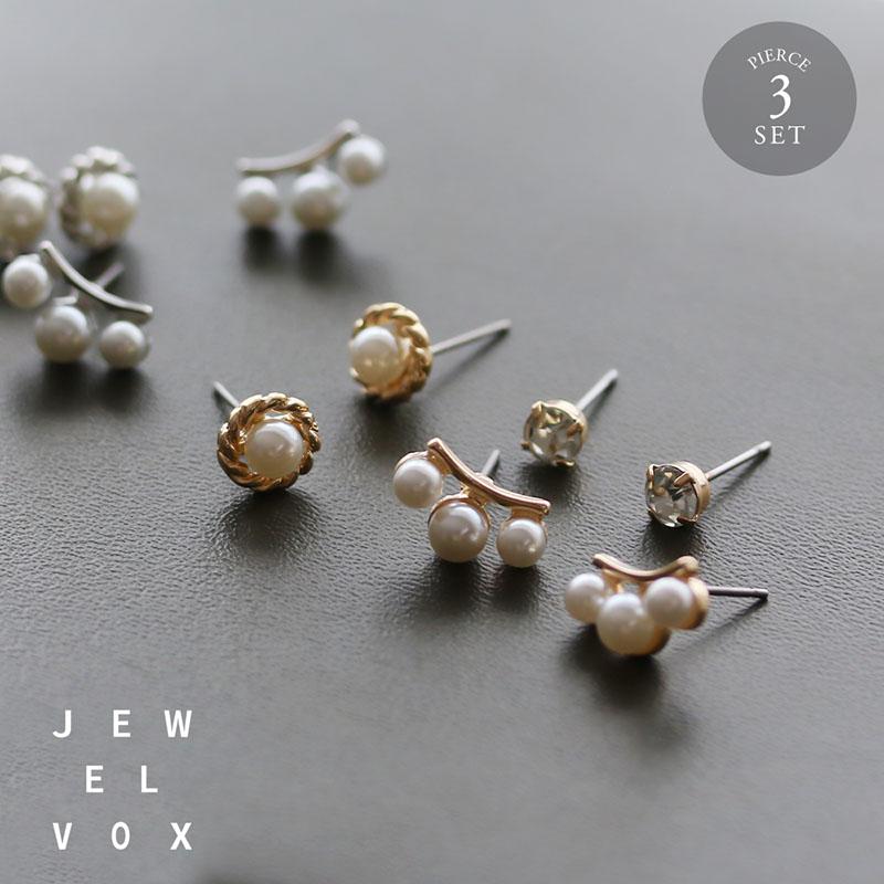 Jewel VOX ピアス 金属アレルギー対応 レディース シンプル チタン 