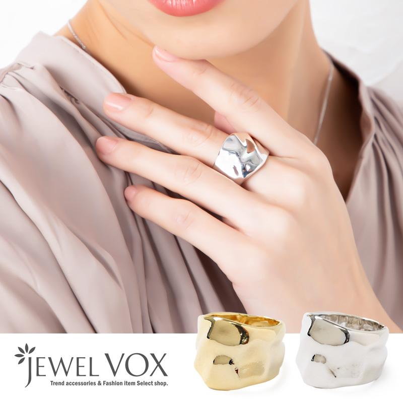 リング 指輪 人差し指 デザイン おしゃれ レディース ごつめ 金属アレルギー 変形 メタル 平打ち シンプル 17号 ニッケルフリー Sale D Mkr 9248 Jewel Vox ジュエルボックス 通販 Yahoo ショッピング