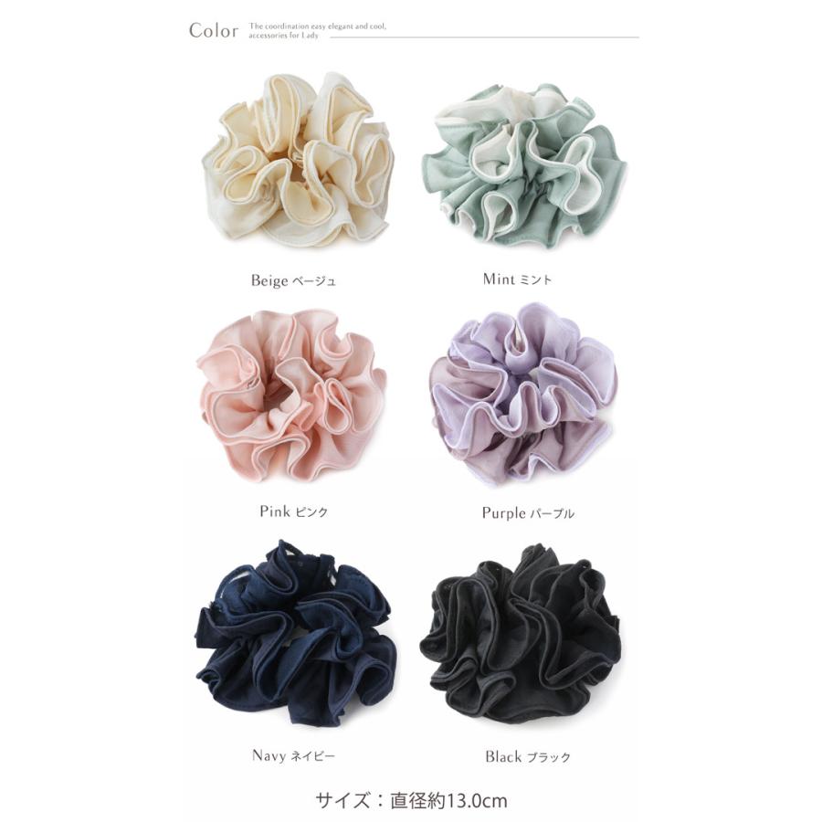 Jewel VOX シュシュ ヘアゴム ヘアアクセ レディース バイカラー 異