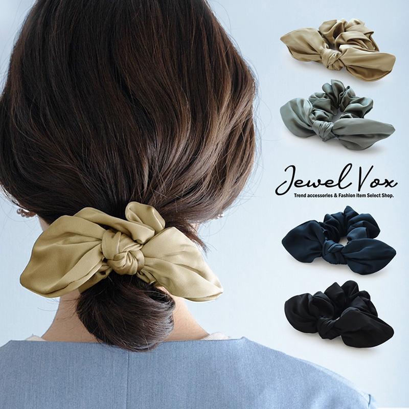 Jewel VOX シュシュ ヘアゴム ヘアアクセ レディース リボン Jewel VOX シュシュ ヘアゴム ヘアアクセ レディース リボン