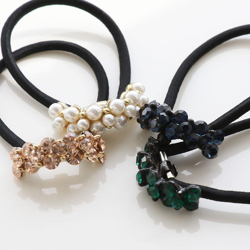 【未使用❤︎新品】acca ヘアゴム・ポニー クリスタル ストーン【超レア❤︎】 BLAZE（手芸） ヘアゴム ポニー kirakira snow crystal フェイク