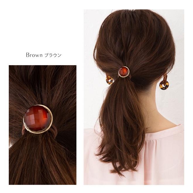 Jewel VOX ヘアゴム クリスタルカット カラー ビジュー ヘアポニー