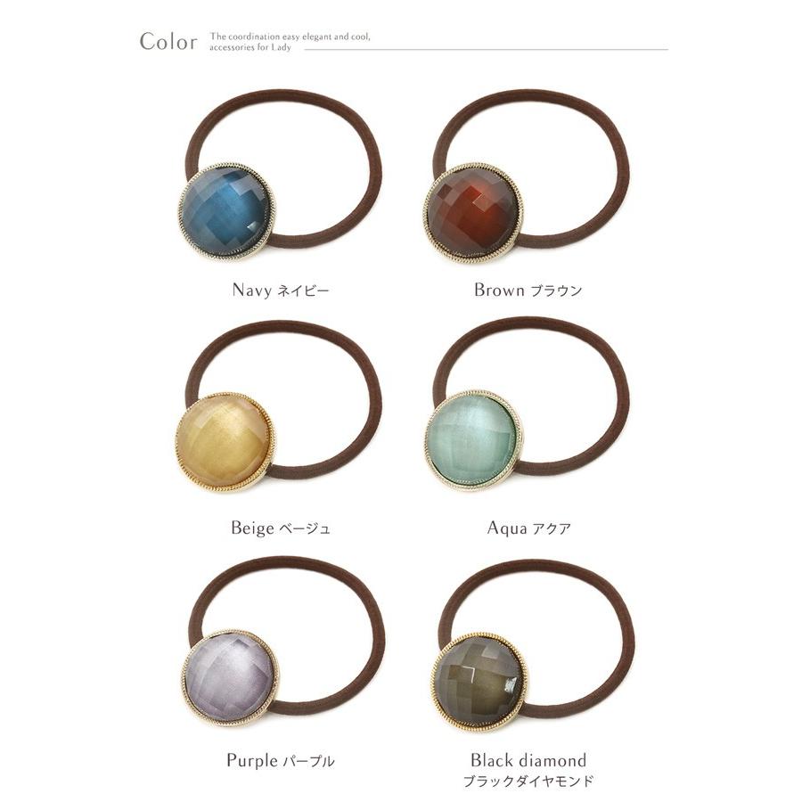 Jewel VOX ヘアゴム クリスタルカット カラー ビジュー ヘアポニー