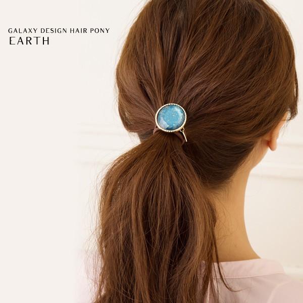 Jewel VOX ヘアゴム ギャラクシーアース サークルモチーフ ヘアポニー