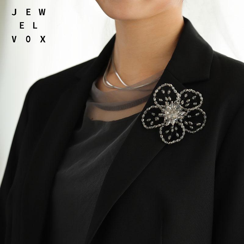 Jewel VOX ブローチ キルトピン ストールピン 安全ピン 花 フラワー