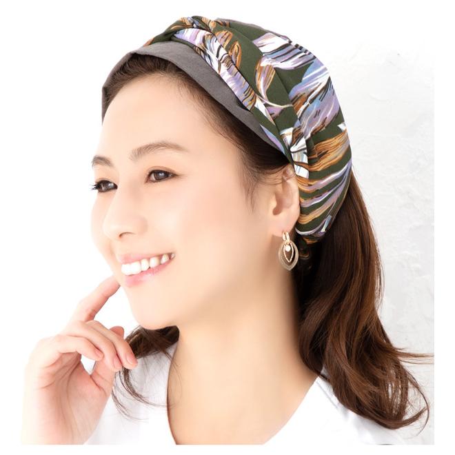 ヘアバンド ヘアーバンド ターバン 40代 幅広 レディース カチューム ヘアアクセサリー センタークロス ツイスト リゾート柄 リーフ ヘアアレンジ F Mkk 100 Jewel Vox ジュエルボックス 通販 Yahoo ショッピング