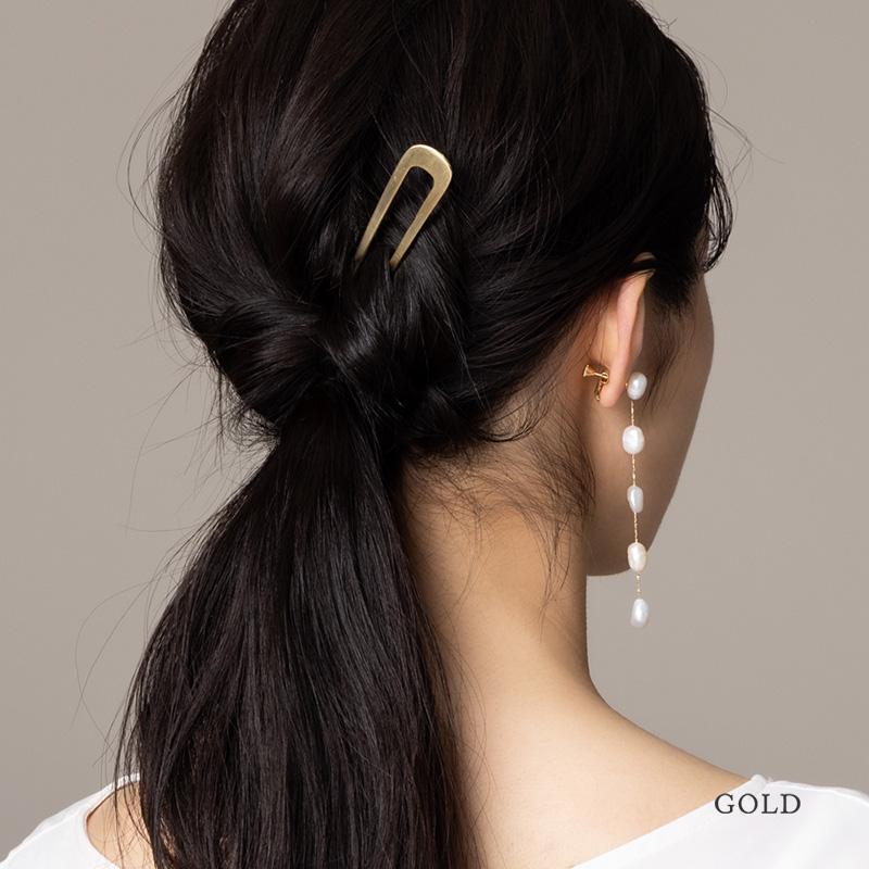 かんざし 簪 U字 コーム ヘアピン ヘアアクセサリー レディース セミマット おしゃれ まとめ髪 浴衣 着物 和装 オフィス 大人 :f-mkk-10801:Jewel Vox ジュエルボックス 通販 かんざし ヘアアクセサリー へアスティック U字 まとめ髪 ヘアコーム パール ゴールド シルバー 結婚式 二次会 入学式 卒業式 フォーマル 上品 清楚 お呼ばれ 浴衣 着物 和装 オフィス ギフト 大人 レディース 女性