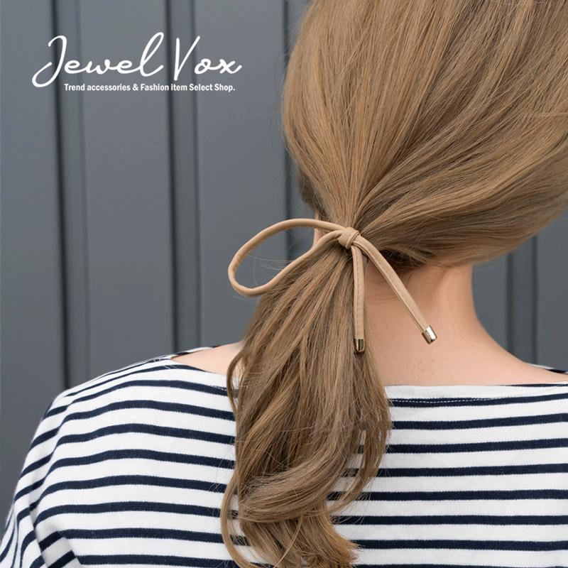 Jewel VOX ポニーフック ヘアーフック ヘアアクセ フェイクレザー