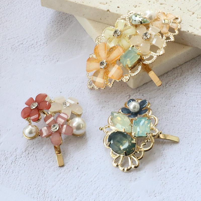 Jewel VOX ポニーフック 花 パール ヘアアクセサリー レディース Jewel VOX ポニーフック 花 パール ヘアアクセサリー レディース