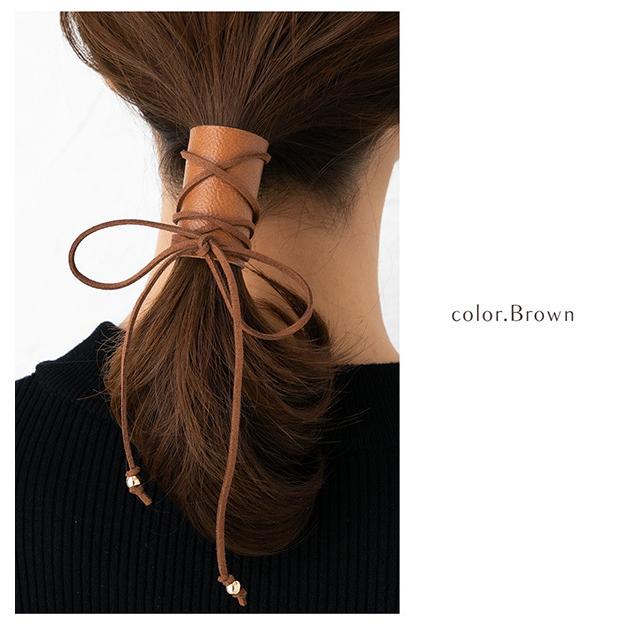 ヘアアクセ ヘアアクセサリー ヘアアレンジ 大人っぽい シンプル おしゃれ スクエア レザー 合皮 巻き付け 紐 F Mkk 9580 Jewel Vox ジュエルボックス 通販 Yahoo ショッピング