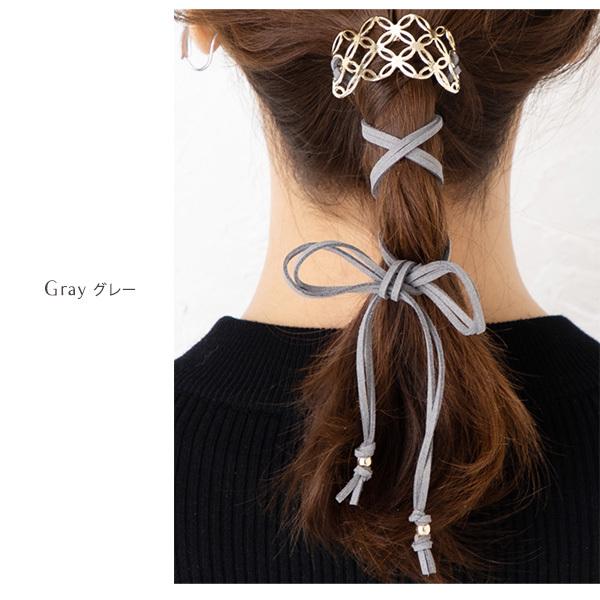 ポニーフック ヘアアクセサリー スエード 紐 巻き付け ゴールド 透かし レース ワイヤーポニー風 ヘアアレンジ レディース F Mkk 9906 Jewel Vox ジュエルボックス 通販 Yahoo ショッピング