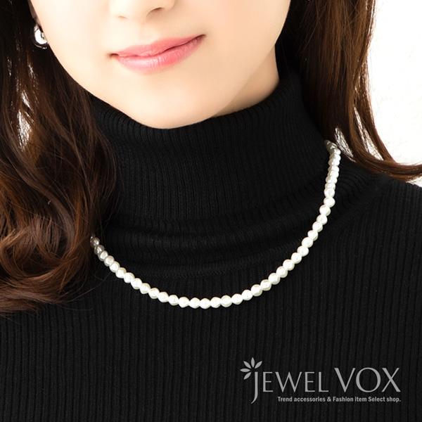 人気ショップが最安値挑戦 ネックレス 金属アレルギー レディース ショート パール 1連 結婚式 フォーマル ニッケルフリー シンプル 入学式 卒園 式 30代 40代 50代