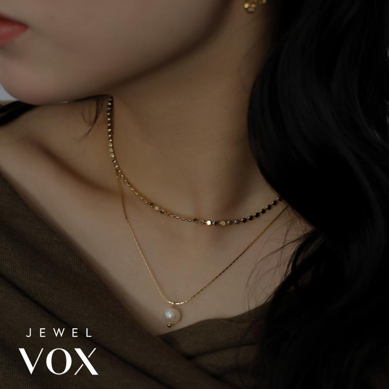 Jewel VOX ネックレス レディース ニッケルフリー 金属アレルギー 淡水