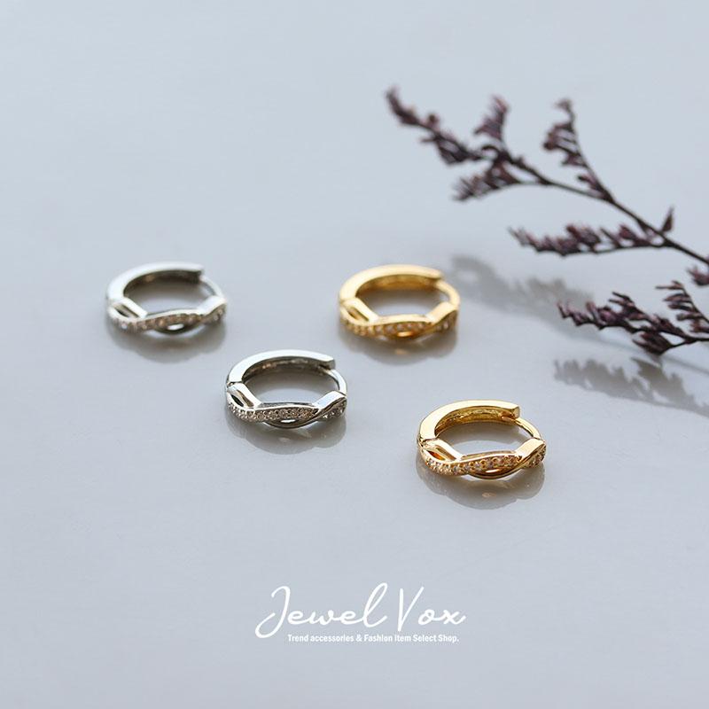Jewel VOX フープピアス レディース 金属アレルギー対応 シンプル