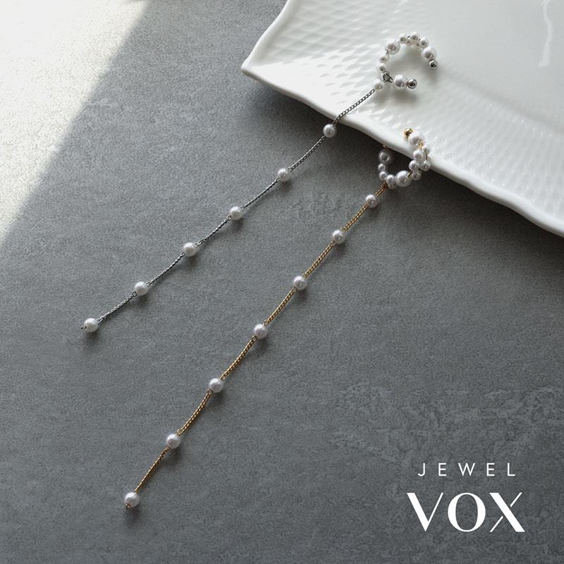 Jewel VOX イヤーカフ イヤリング 片耳用 レディース 金属アレルギー