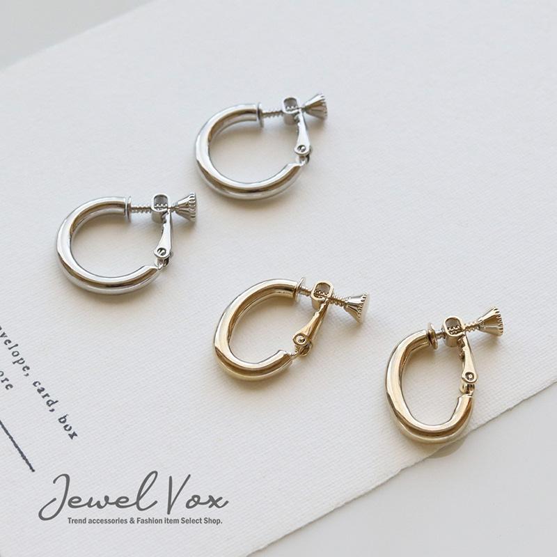 Jewel VOX フープイヤリング ニッケルフリー レディース シンプル