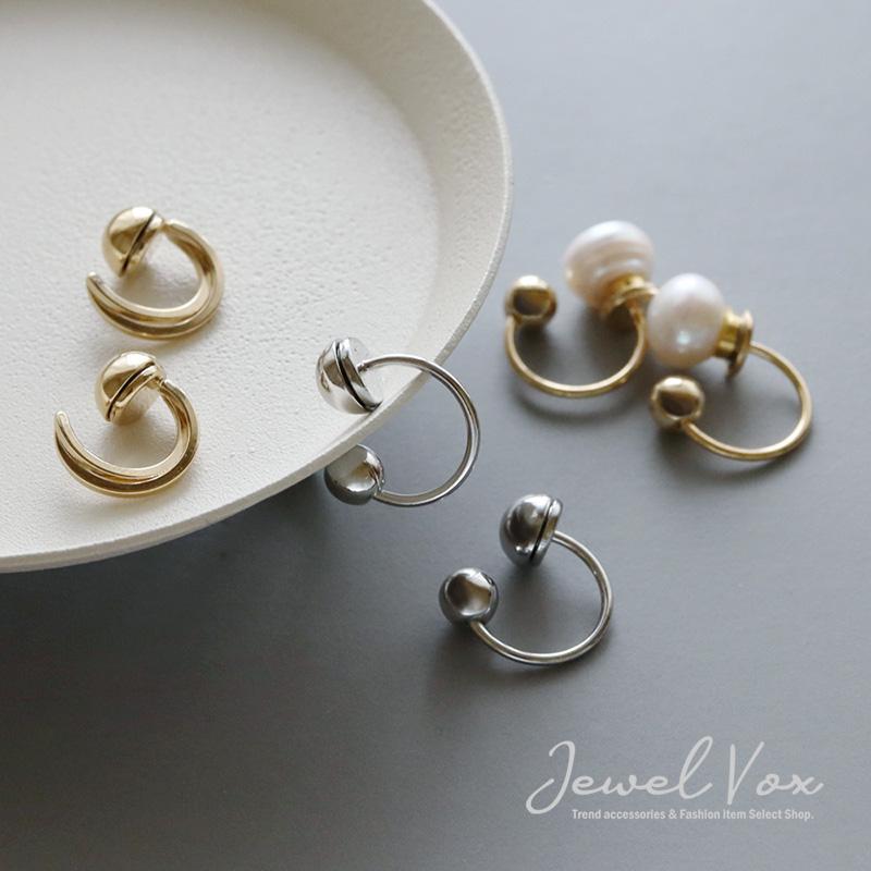 Jewel VOX イヤリング マグネット 金属アレルギー対応 レディース