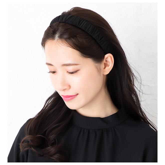 カチューシャ ヘアアクセ ヘアーアクセサリー ヘアバンド ギャザー ワイド シンプル レディース 女性 30代 40代 50代 ブランド 母の日 J Mkk Jewel Vox ジュエルボックス 通販 Yahoo ショッピング