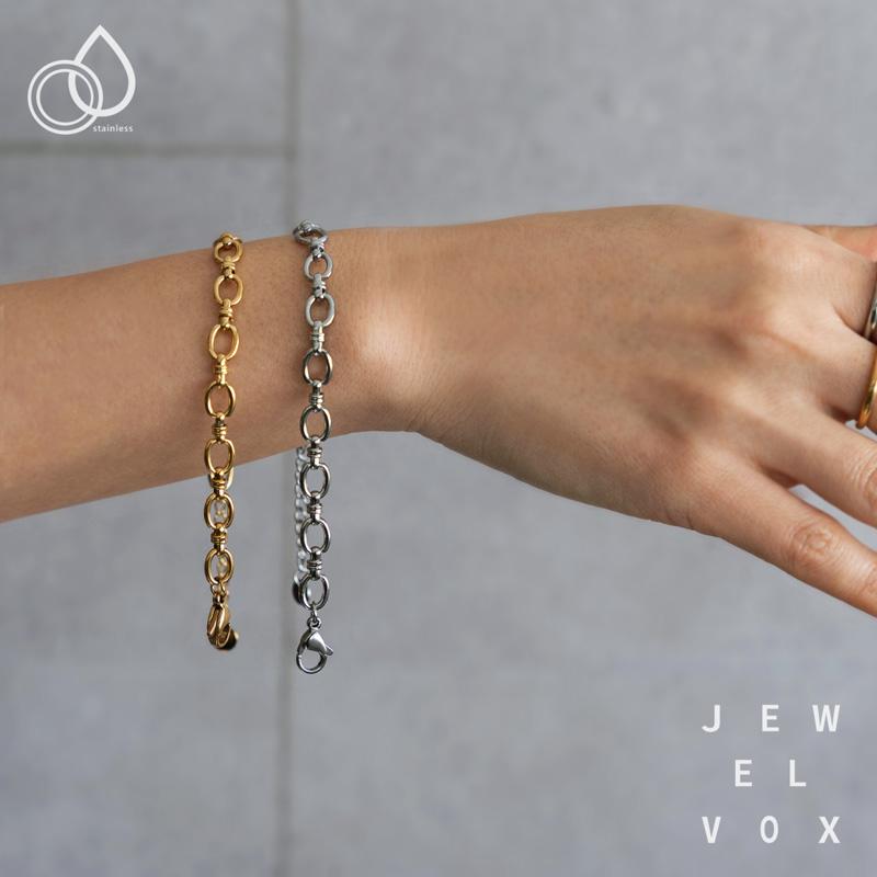 Jewel VOX ブレスレット レディース チェーン 太め サージカル