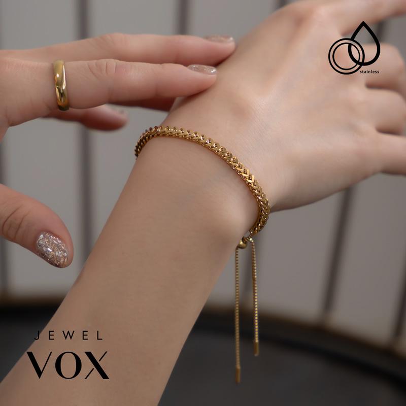 Jewel VOX ブレスレット ステンレス 金属アレルギー対応 レディース 