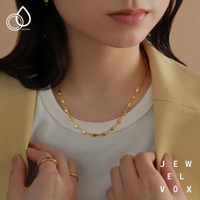 Jewel VOX ネックレス ステンレス製 レディース 金属アレルギー 