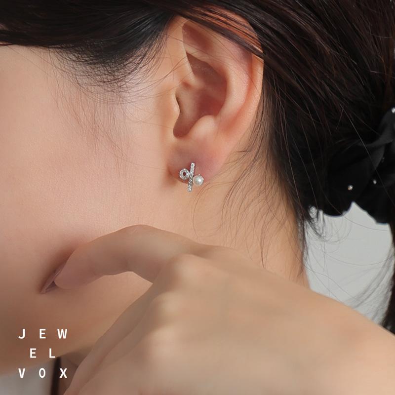 Jewel VOX ピアス 金属アレルギー レディース パール キュービック