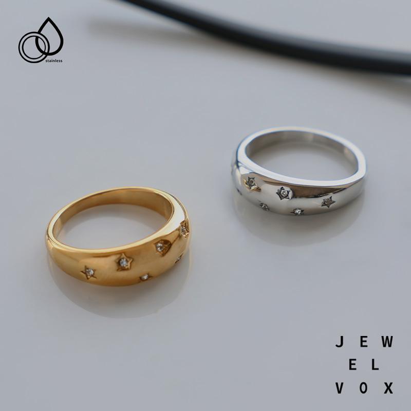 Jewel VOX 指輪 リング レディース ステンレス製 金属アレルギー 星