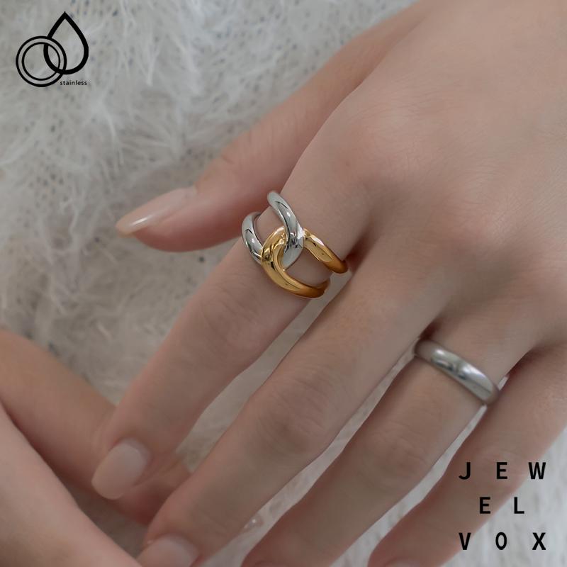 Jewel VOX リング 指輪 ステンレス製 レディース 金属アレルギー