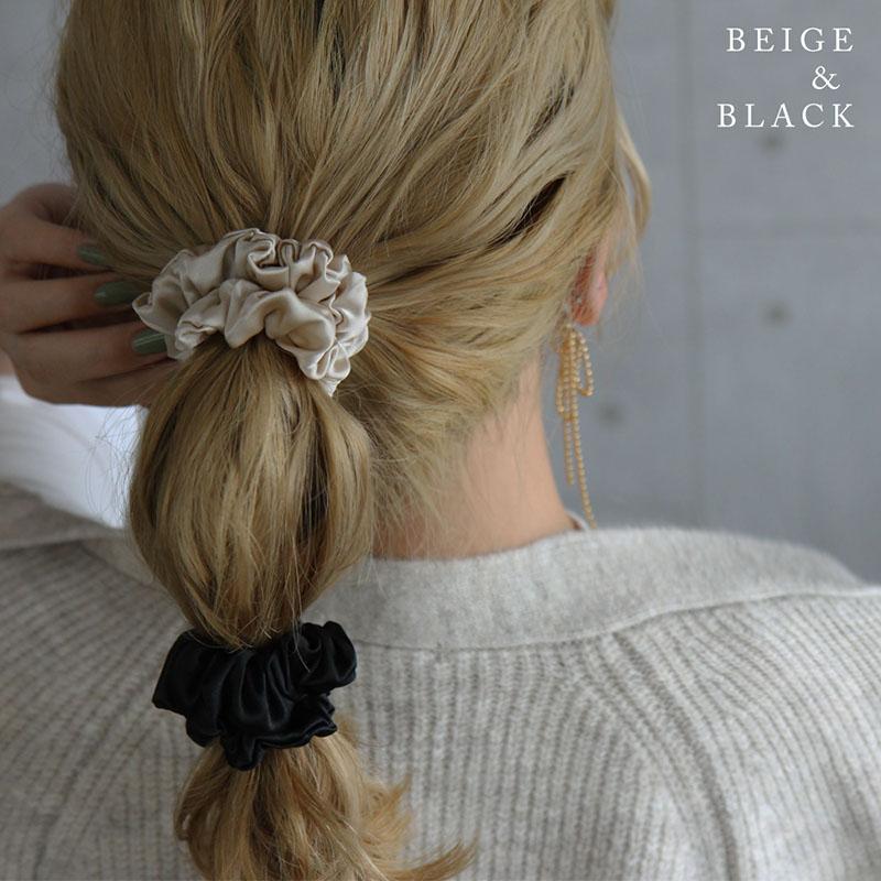 Jewel VOX シュシュ シルク100% Mサイズ 2.0cm 2.5cm ヘアゴム Jewel VOX シュシュ シルク100% Mサイズ 2.0cm 2.5cm ヘアゴム