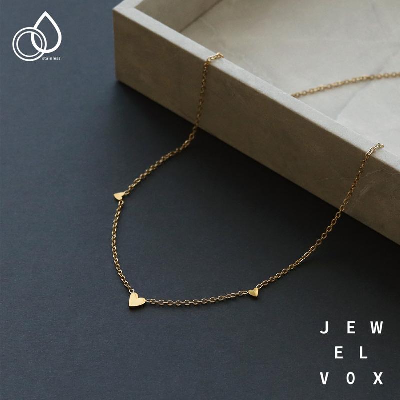 Jewel VOX ネックレス レディース ハート チェーン 華奢 サージカル