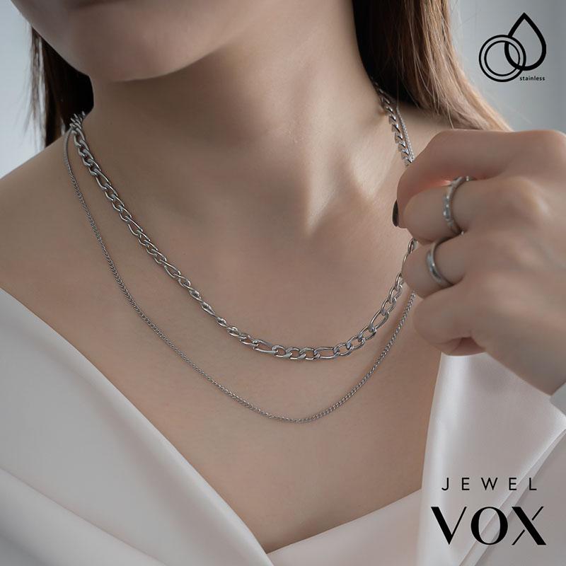 Jewel VOX ネックレス レディース サージカルステンレス ショート