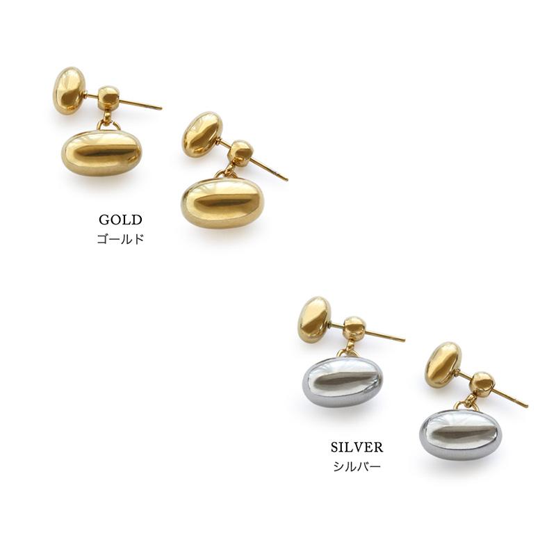 Jewel VOX ピアス レディース メタルボール 2WAY ビーンズ 楕円 Jewel VOX ピアス レディース メタルボール 2WAY ビーンズ 楕円