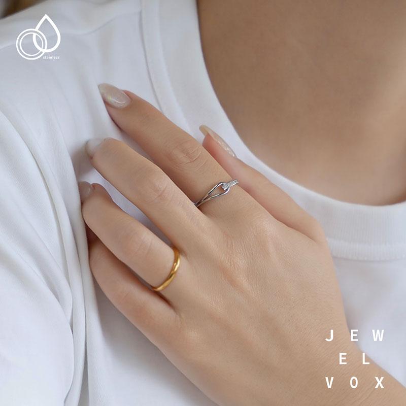 Jewel VOX 指輪 リング ステンレスリング レディース 金属アレルギー