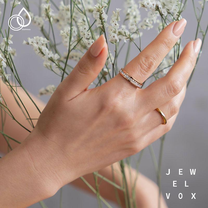 Jewel VOX 指輪 リング レディース サージカルステンレス つけっぱなし