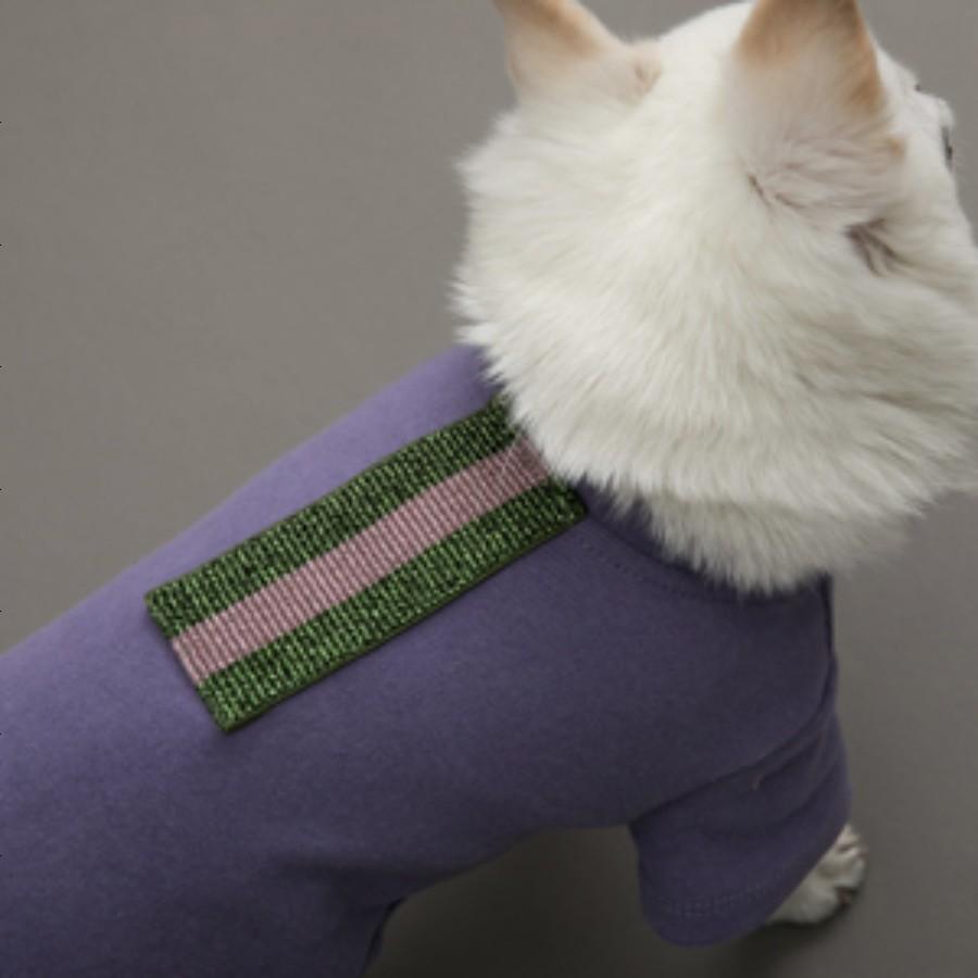 Velvety Romper(Dahlia Purple/Capri Mint)　ヴェルヴェティ・ロンパース　louisdog 　ルイスドッグ　ペット　犬用品　犬服　ドッグウェア　セレブ｜jewelcake｜03