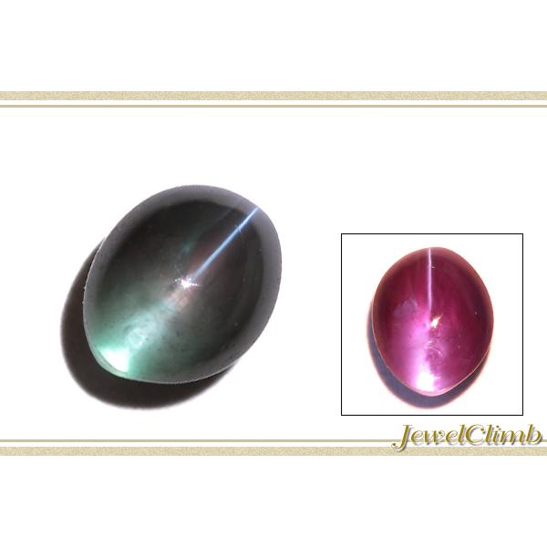 新品　未開封　アレキサンドライト キャッツアイ　宝石　ルース アレキサンドライトキャッツアイ 宝石 ルース 1．41CT : ジュエル