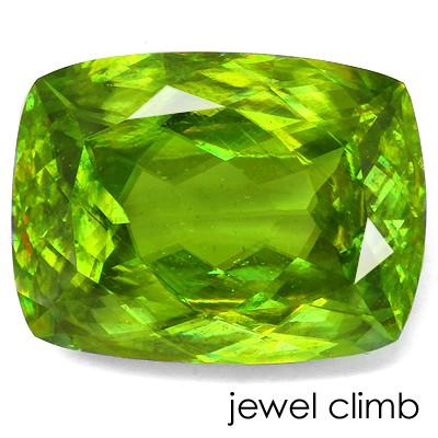 グリーンスフェーン 宝石 ルース 8．31CT : ジュエルクライム 