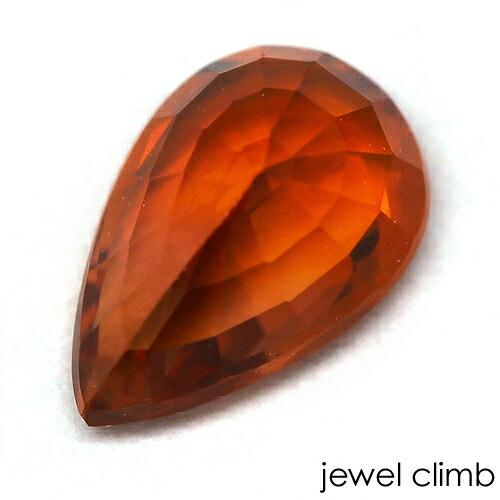新品　オレンジサファイア0.56ct　ルース オレンジサファイア 宝石 ルース 0．56CT : ジュエルクライム