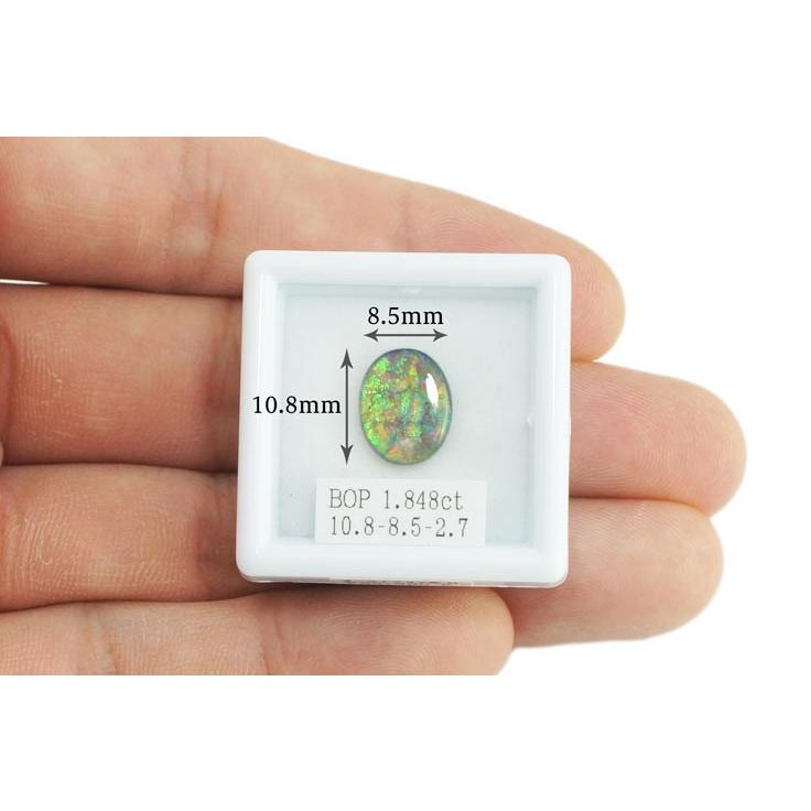 天然 ブラックオパール 1.848ct オーストラリア産 ルース 原石 加工 
