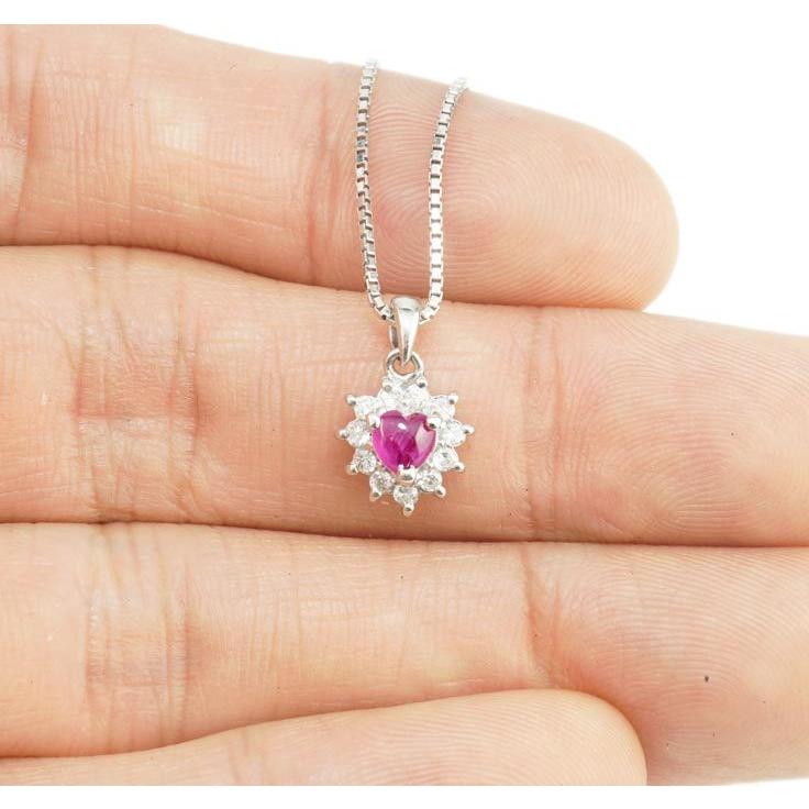 天然ルビー4ct ダイヤモンド0.01ct ネックレス 大粒 一粒 天然 ルビー 4.0ct UP ＆ ダイヤ ネックレス pt900 K18