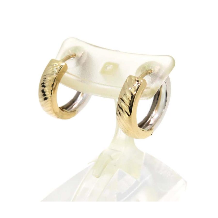 K14 WG リバーシブルフープピアス