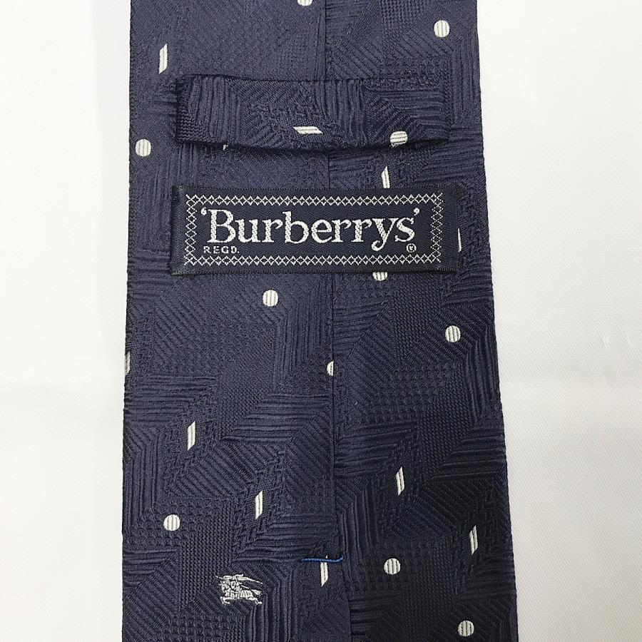 『USED』 BURBERRY バーバリー ネクタイ ネイビー系｜jewellshop｜03