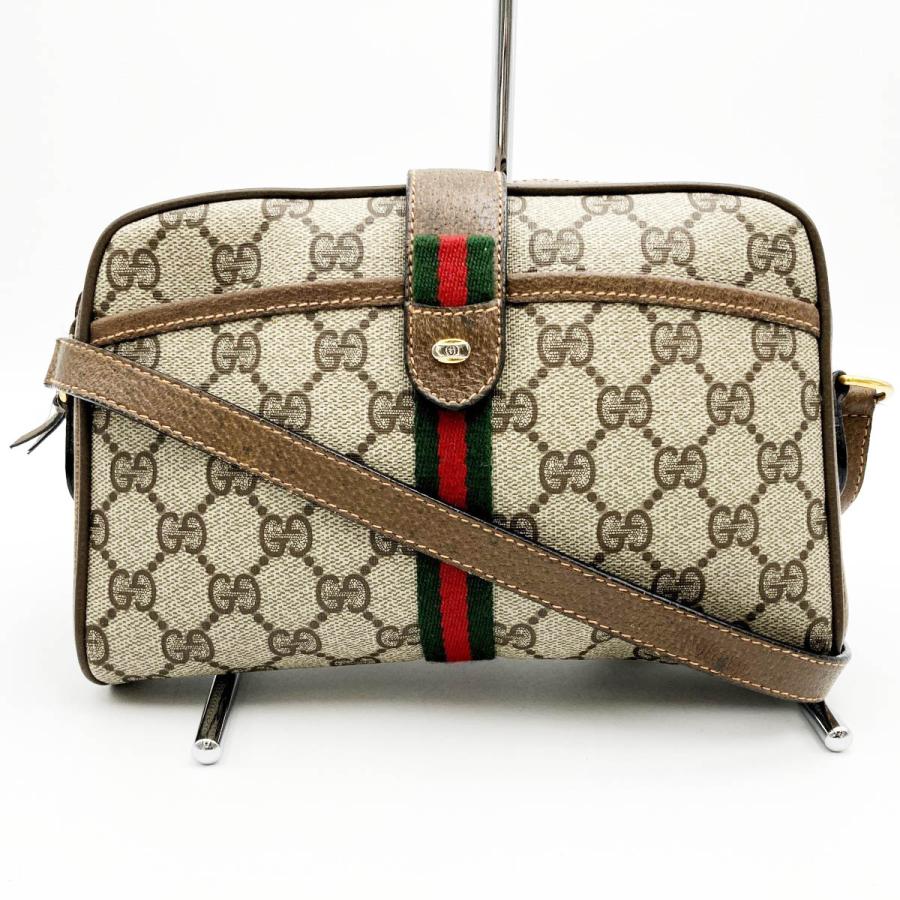 GUCCI グッチ オールドグッチ シェリーライン ショルダーバッグ 斜め  