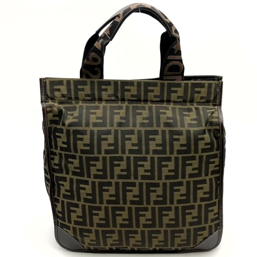 FENDI フェンディ ズッカ柄 ラージトートバッグ ボストンバッグ FENDI フェンディ ズッカ柄 ラージトートバッグ ボストンバッグ FENDI