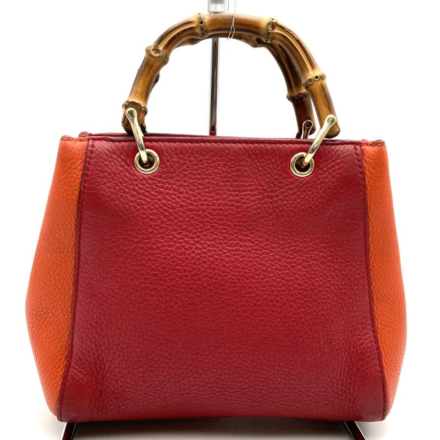 GUCCI ハンドバッグ レザー バンブー バッグ グッチ グッチ GUCCI バンブー ハンドバッグ レザー ベージュ